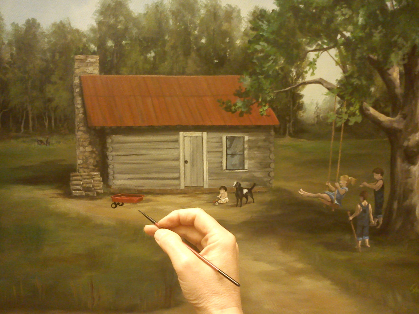 Custom birthplace portrait artwork